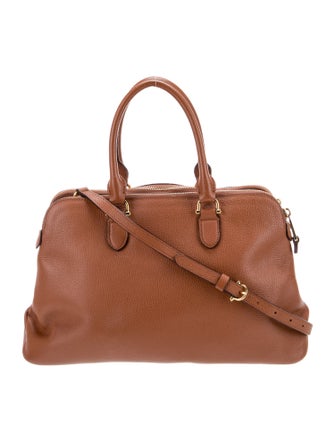 Lauren Ralph Lauren Leather Top Handle Bag