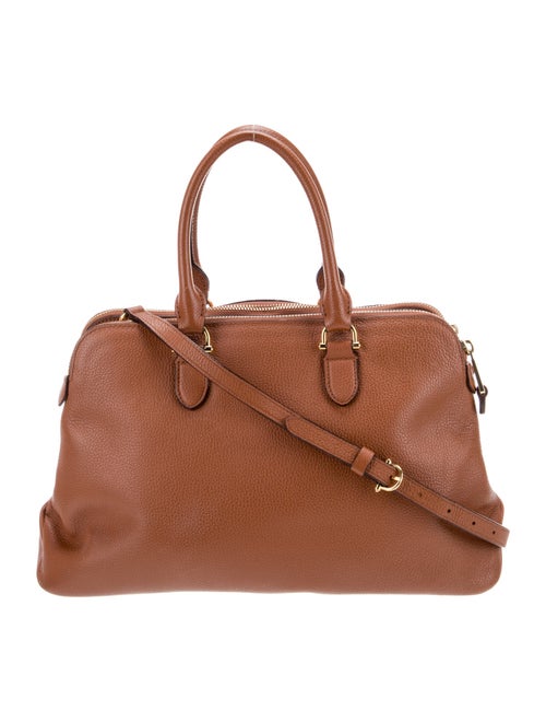Lauren Ralph Lauren Leather Top Handle Bag