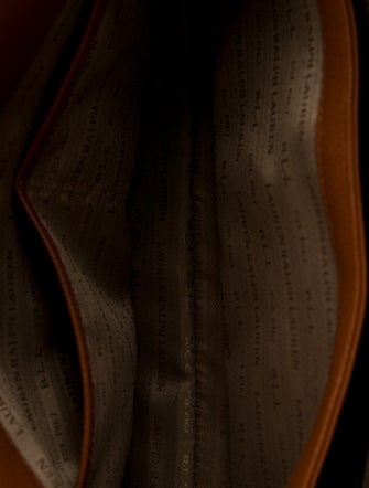 Lauren Ralph Lauren Leather Top Handle Bag