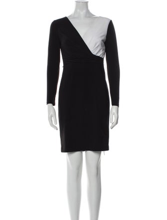 Lauren Ralph Lauren V-Neck Mini Dress