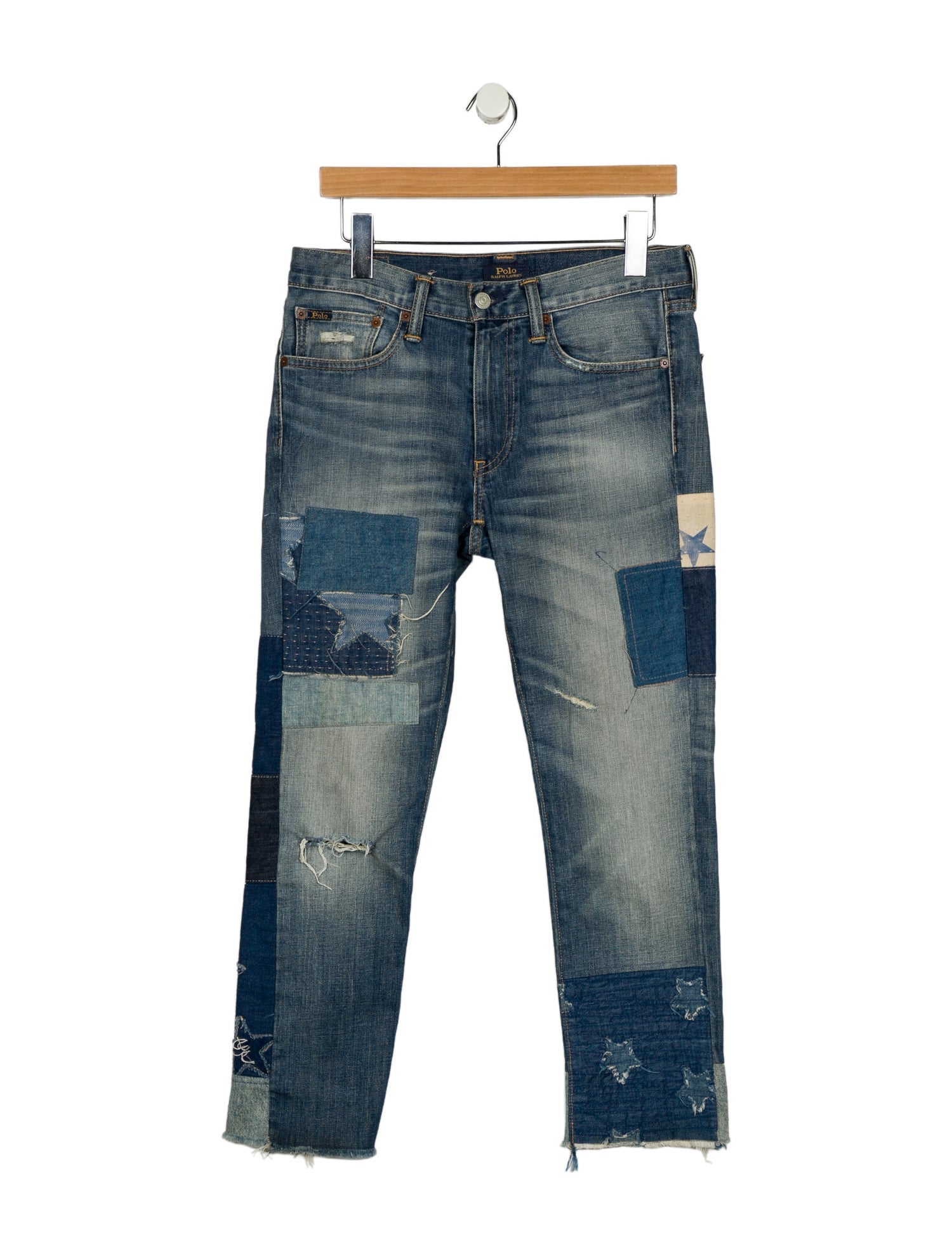 Lauren Ralph Lauren Mid-Rise Straight Leg Jeans