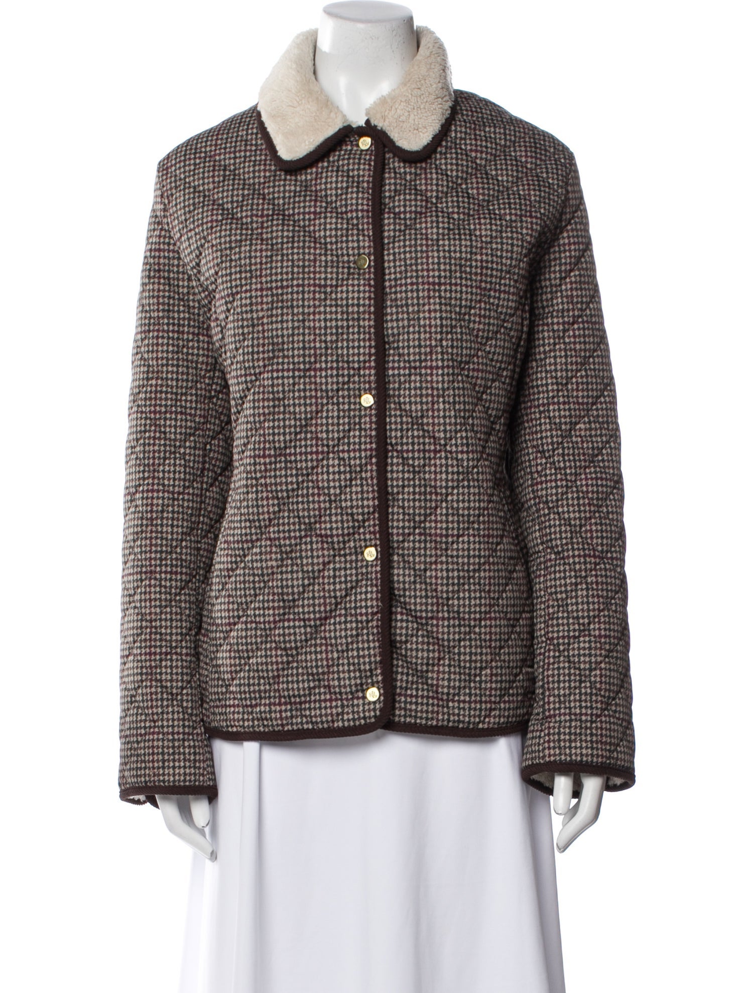 Lauren Ralph Lauren Houndstooth Print Blazer