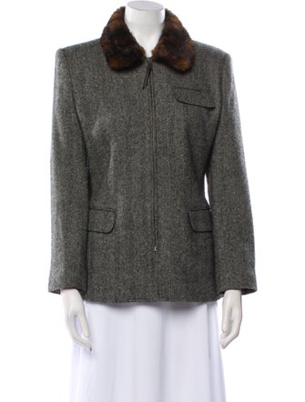 Lauren Ralph Lauren Printed Faux Fur Jacket