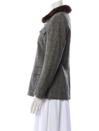 Lauren Ralph Lauren Printed Faux Fur Jacket