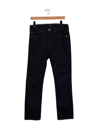 Lauren Ralph Lauren Mid-Rise Straight Leg Jeans