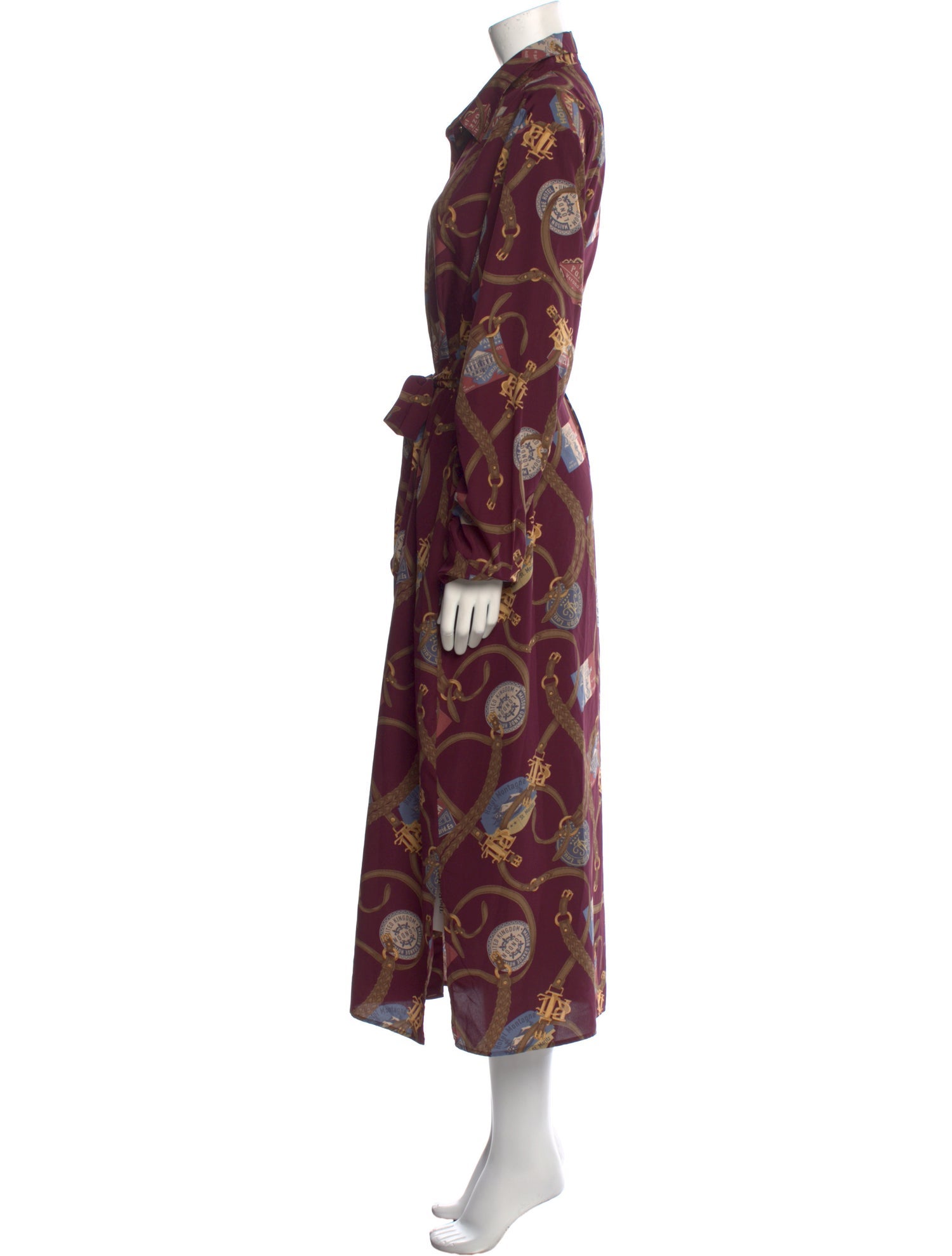 Lauren Ralph Lauren Paisley Print Long Dress