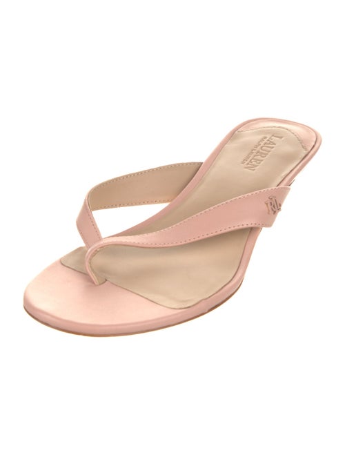 Lauren Ralph Lauren Leather Slides