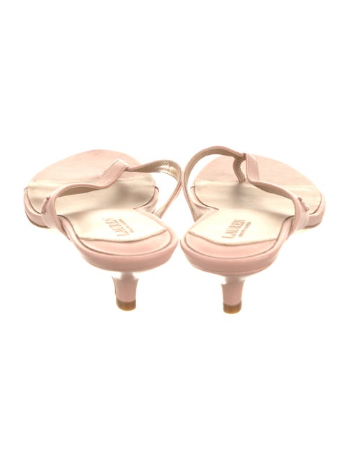 Lauren Ralph Lauren Leather Slides