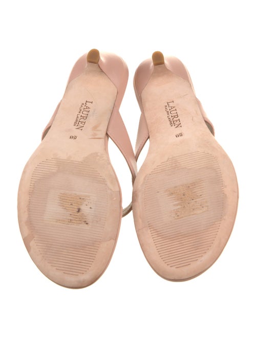 Lauren Ralph Lauren Leather Slides