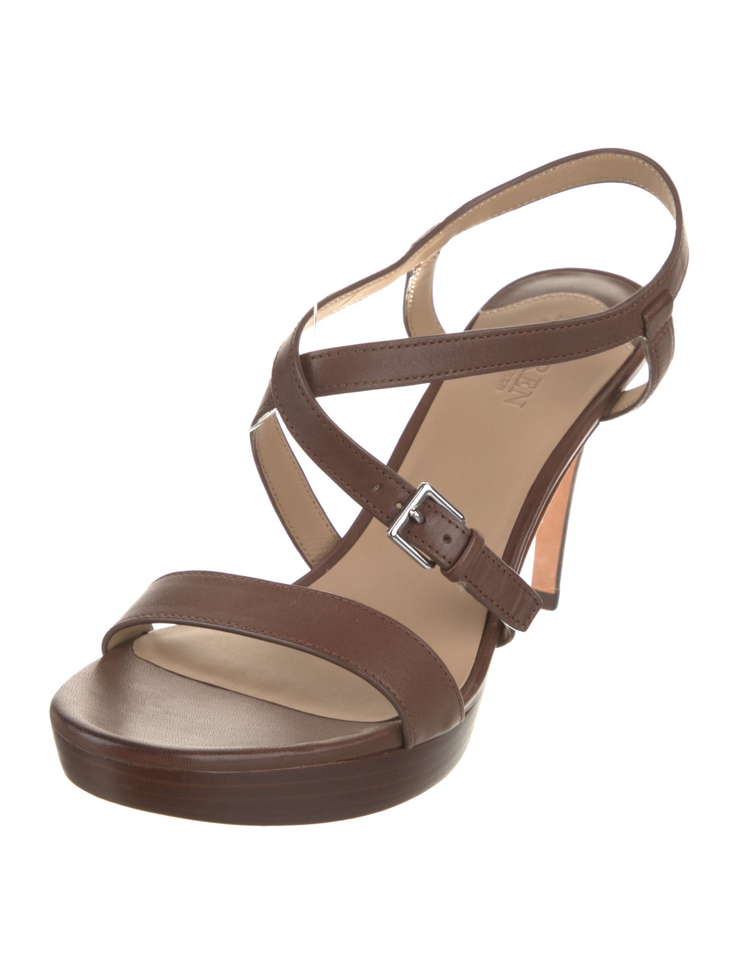 Lauren Ralph Lauren Leather Slingback Sandals
