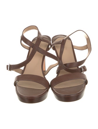 Lauren Ralph Lauren Leather Slingback Sandals