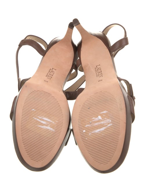 Lauren Ralph Lauren Leather Slingback Sandals