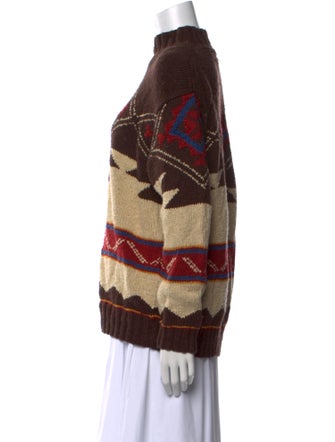 Lauren Ralph Lauren Printed Turtleneck Sweater