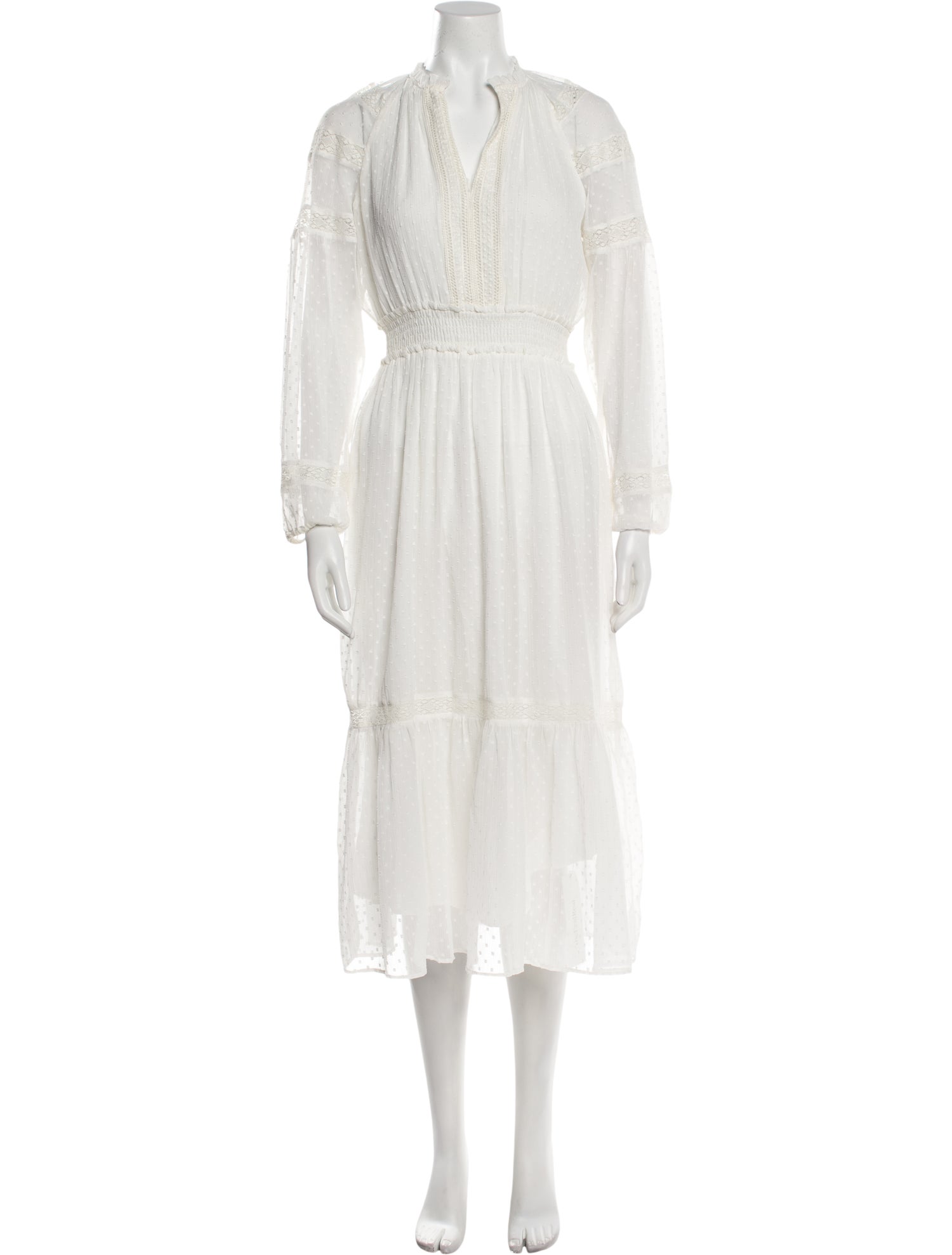 Lauren Ralph Lauren V-Neck Long Dress w/ Tags