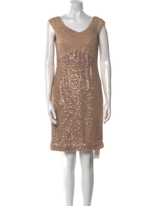 Lauren Ralph Lauren V-Neck Mini Dress