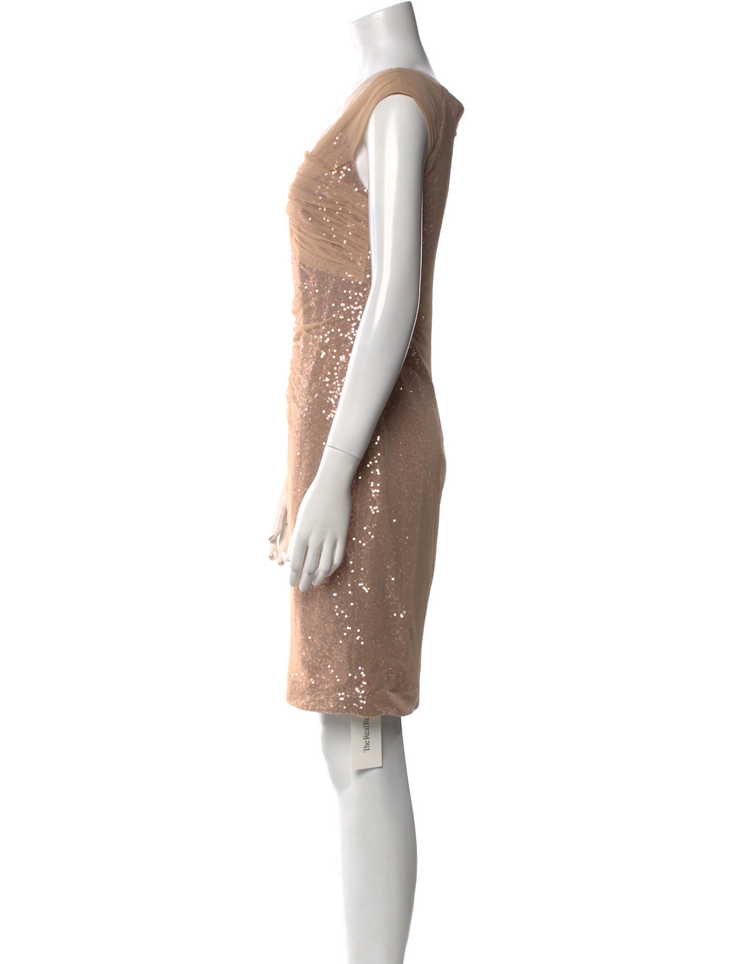 Lauren Ralph Lauren V-Neck Mini Dress