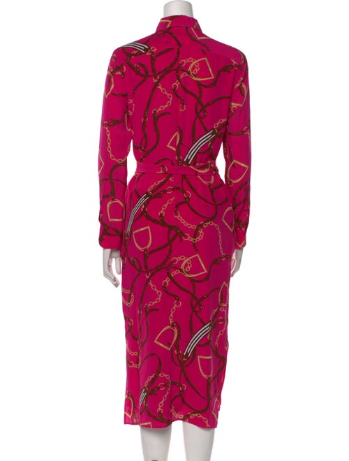 Lauren Ralph Lauren Silk Midi Length Dress