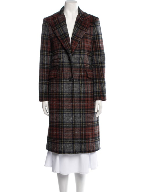 Lauren Ralph Lauren Plaid Print Peacoat