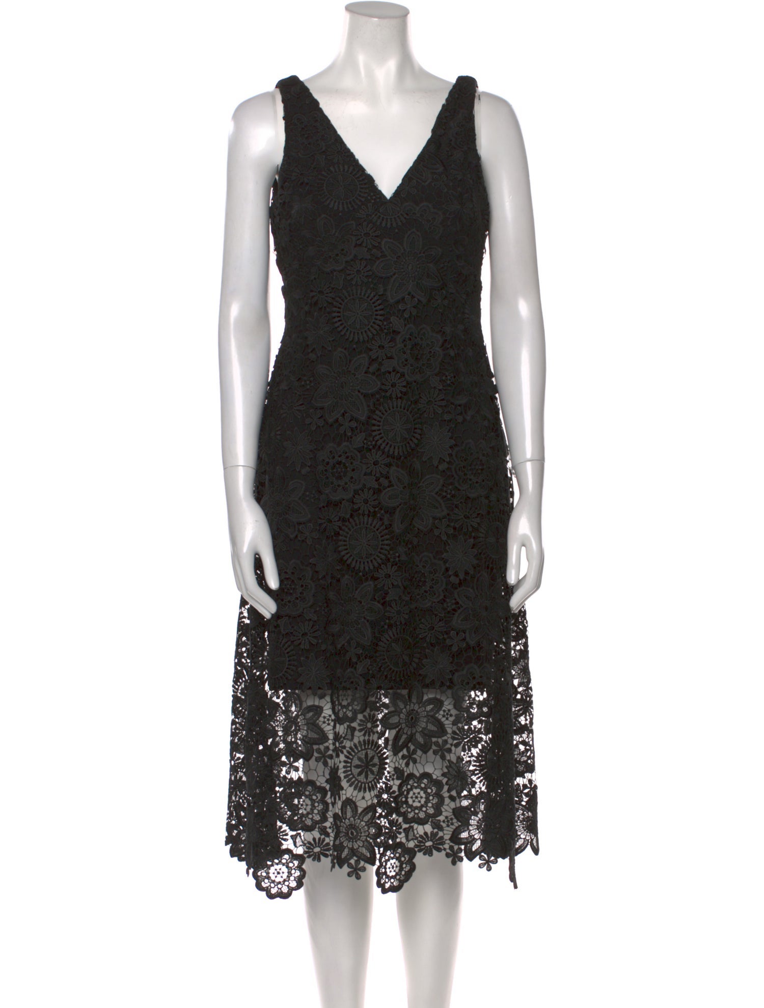 Lauren Ralph Lauren Lace Midi Length Dress