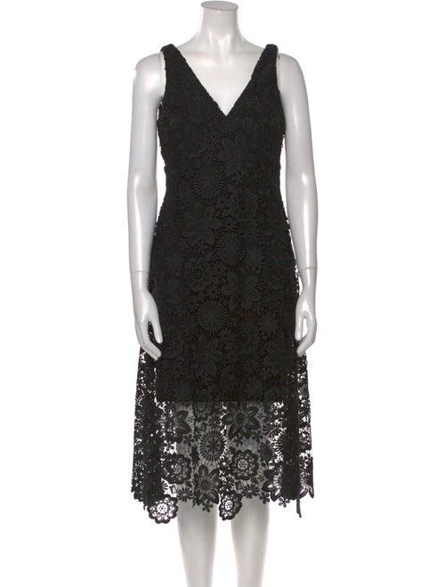 Lauren Ralph Lauren Lace Midi Length Dress