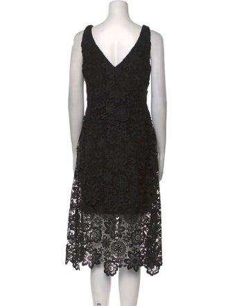 Lauren Ralph Lauren Lace Midi Length Dress