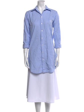 Lauren Ralph Lauren Striped Three-Quarter Sleeve Tunic
