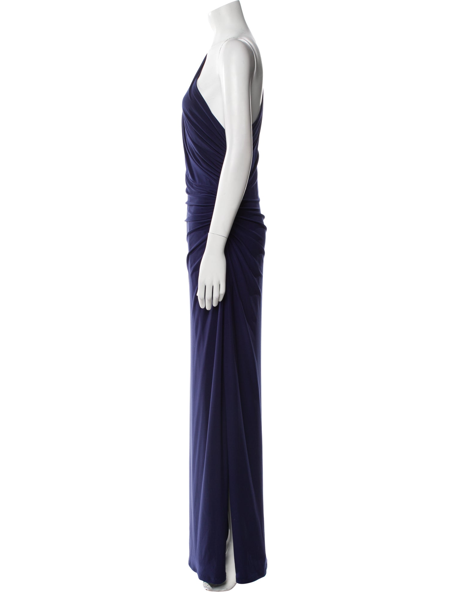 Lauren Ralph Lauren One-Shoulder Long Dress