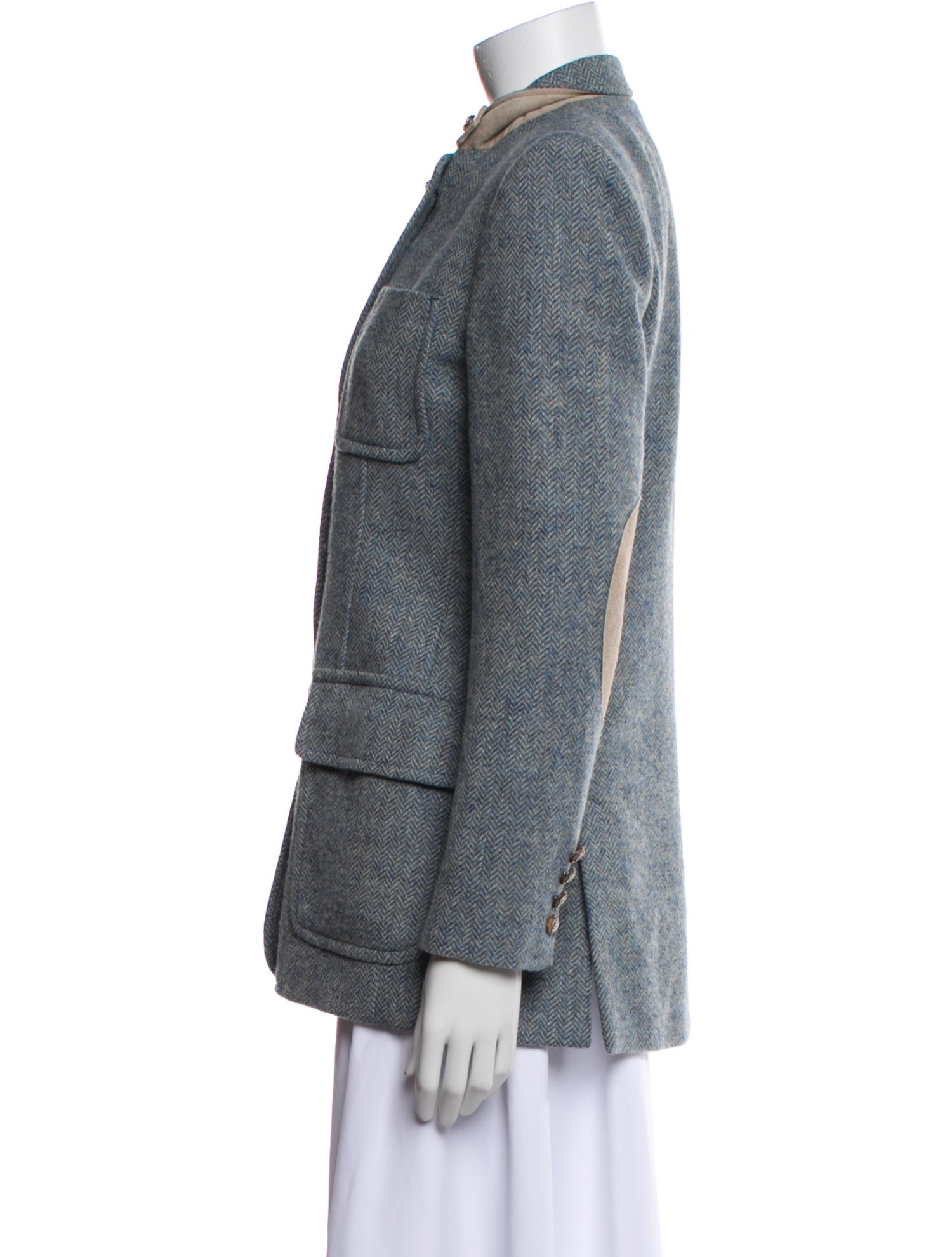 Lauren Ralph Lauren Lambswool Tweed Pattern Jacket