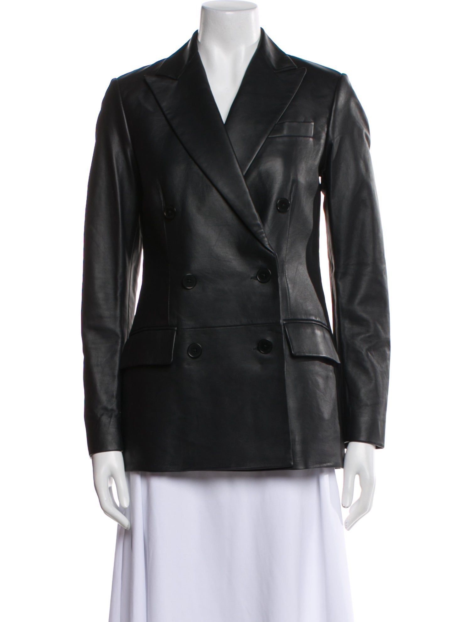 Lauren Ralph Lauren Lamb Leather Peacoat