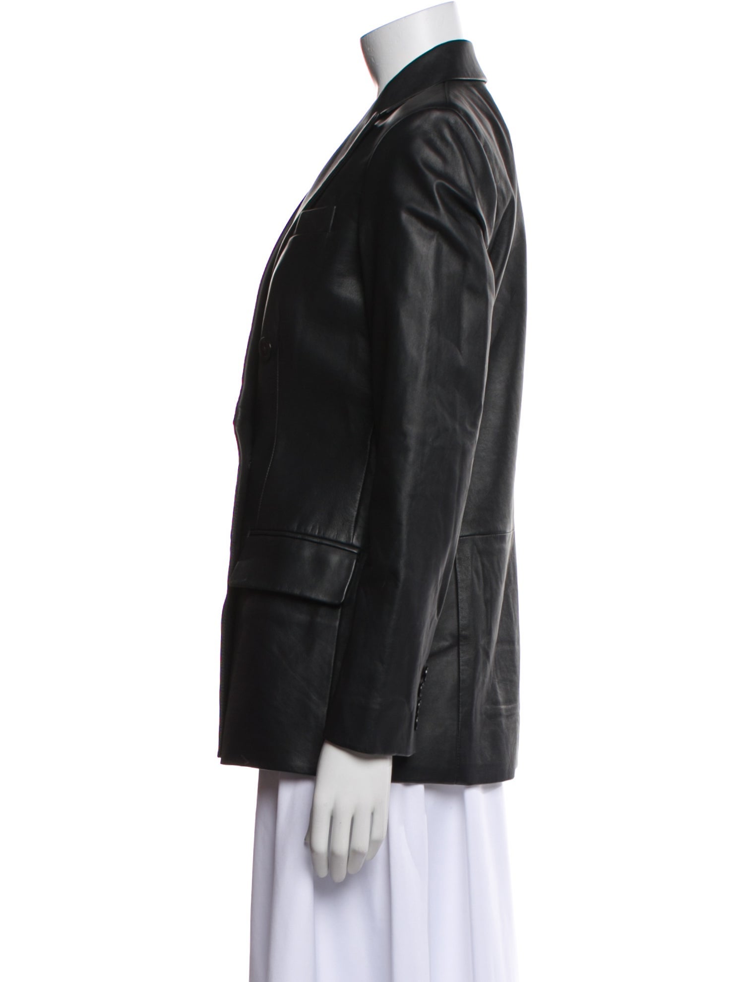 Lauren Ralph Lauren Lamb Leather Peacoat