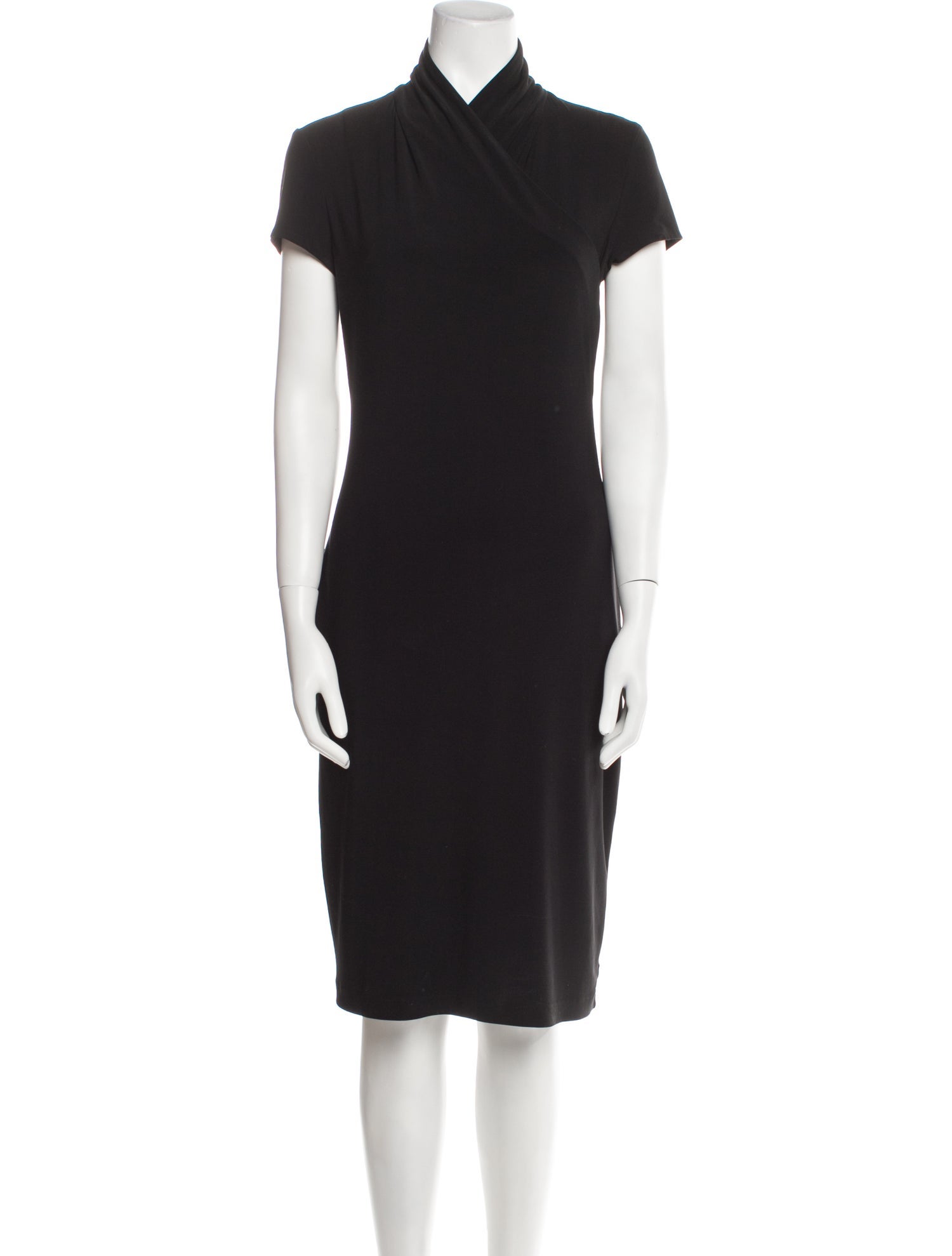 Lauren Ralph Lauren Mock Neck Knee-Length Dress