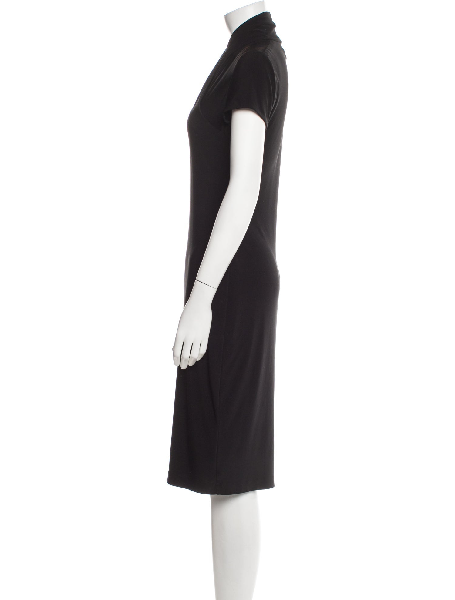 Lauren Ralph Lauren Mock Neck Knee-Length Dress
