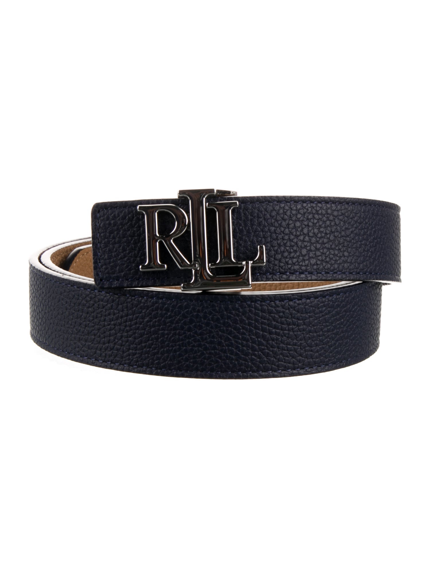 Lauren Ralph Lauren Taurillon 30MM LV Skinny Belt