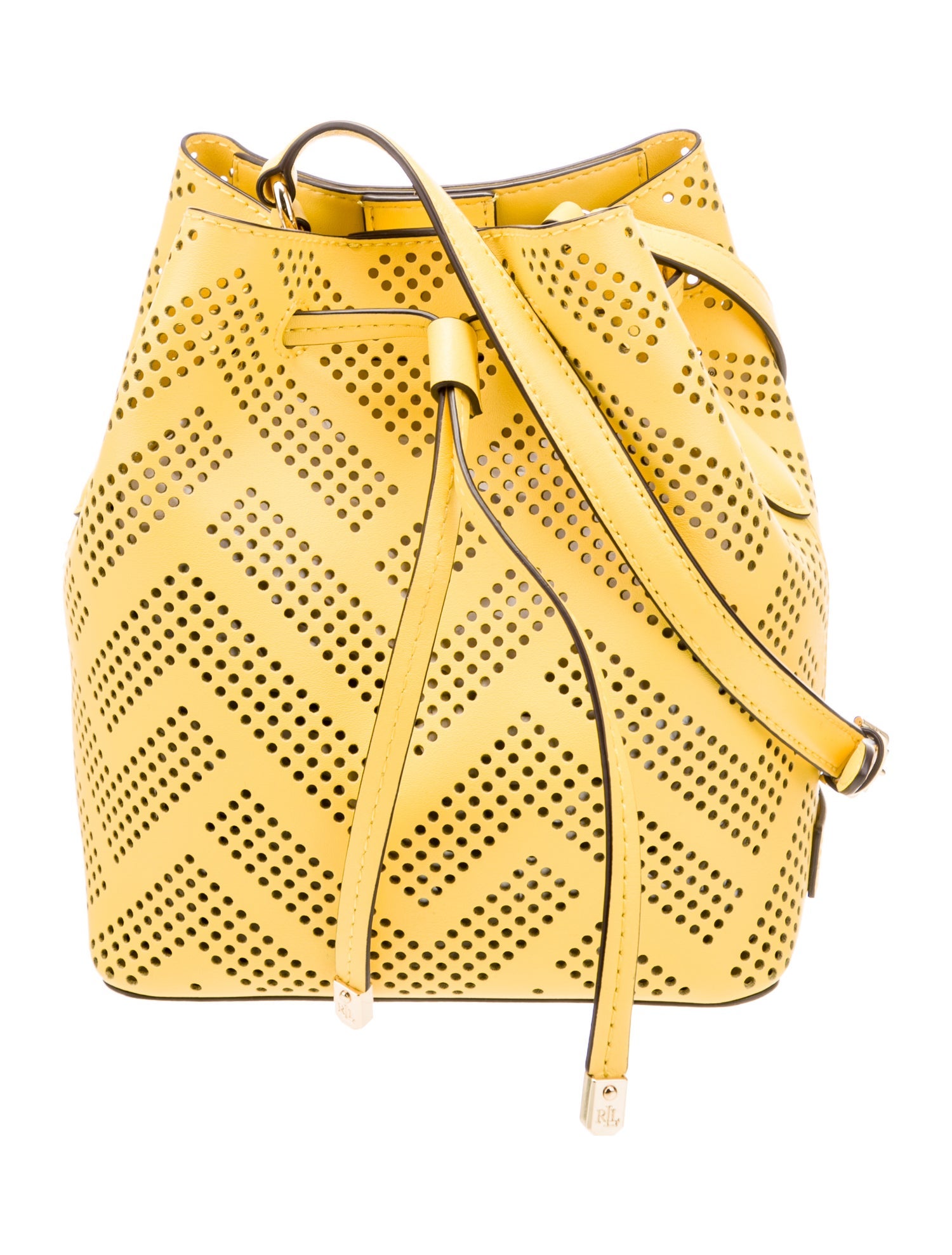 Lauren Ralph Lauren Leather Bucket Bag