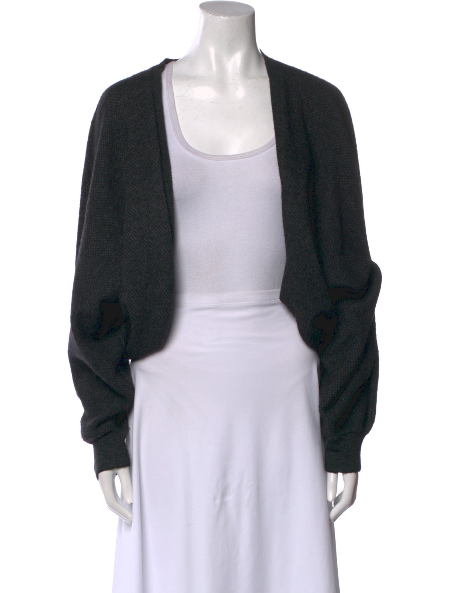 Lauren Ralph Lauren Merino Wool Open Front Sweater