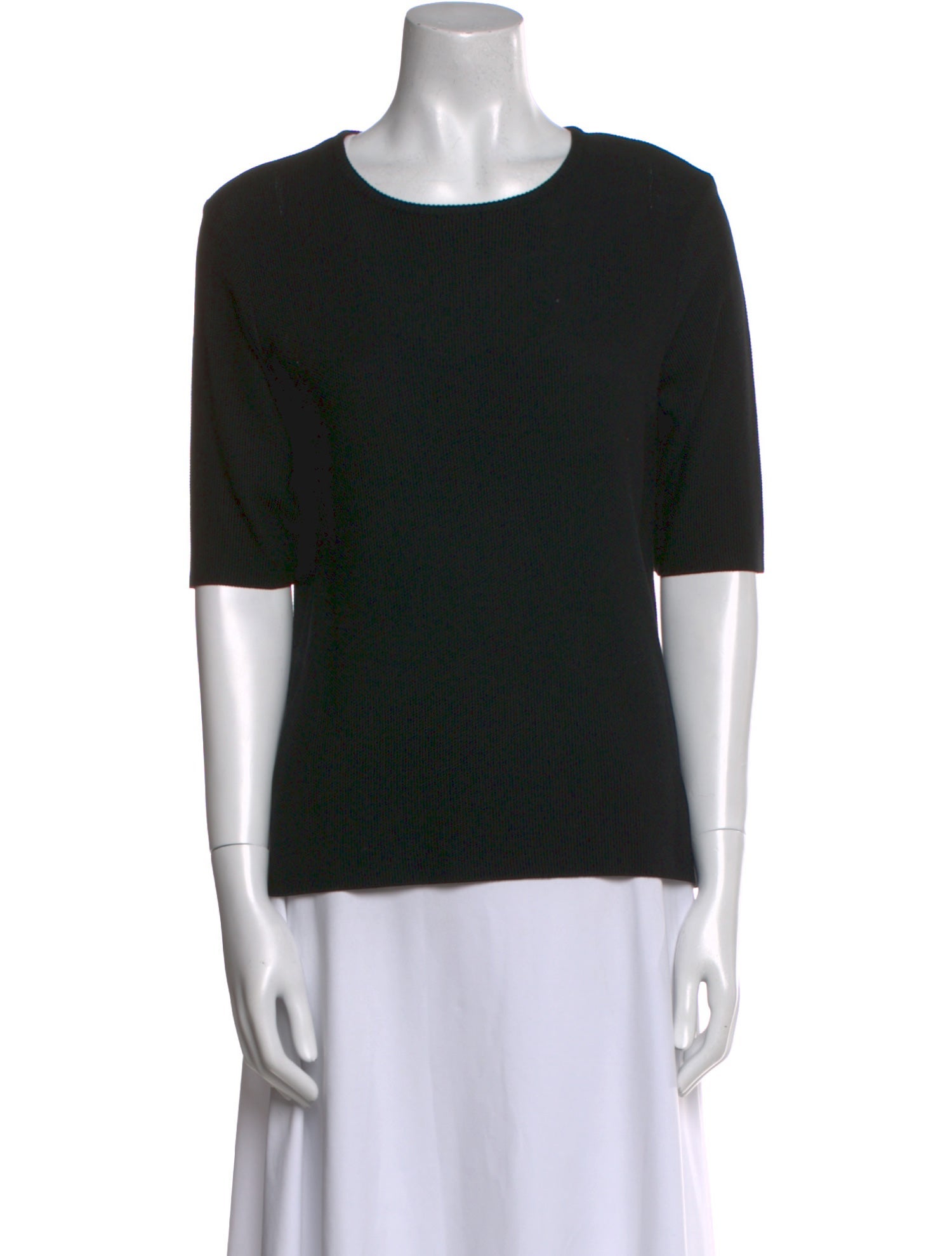 Lauren Ralph Lauren Silk Crew Neck T-Shirt