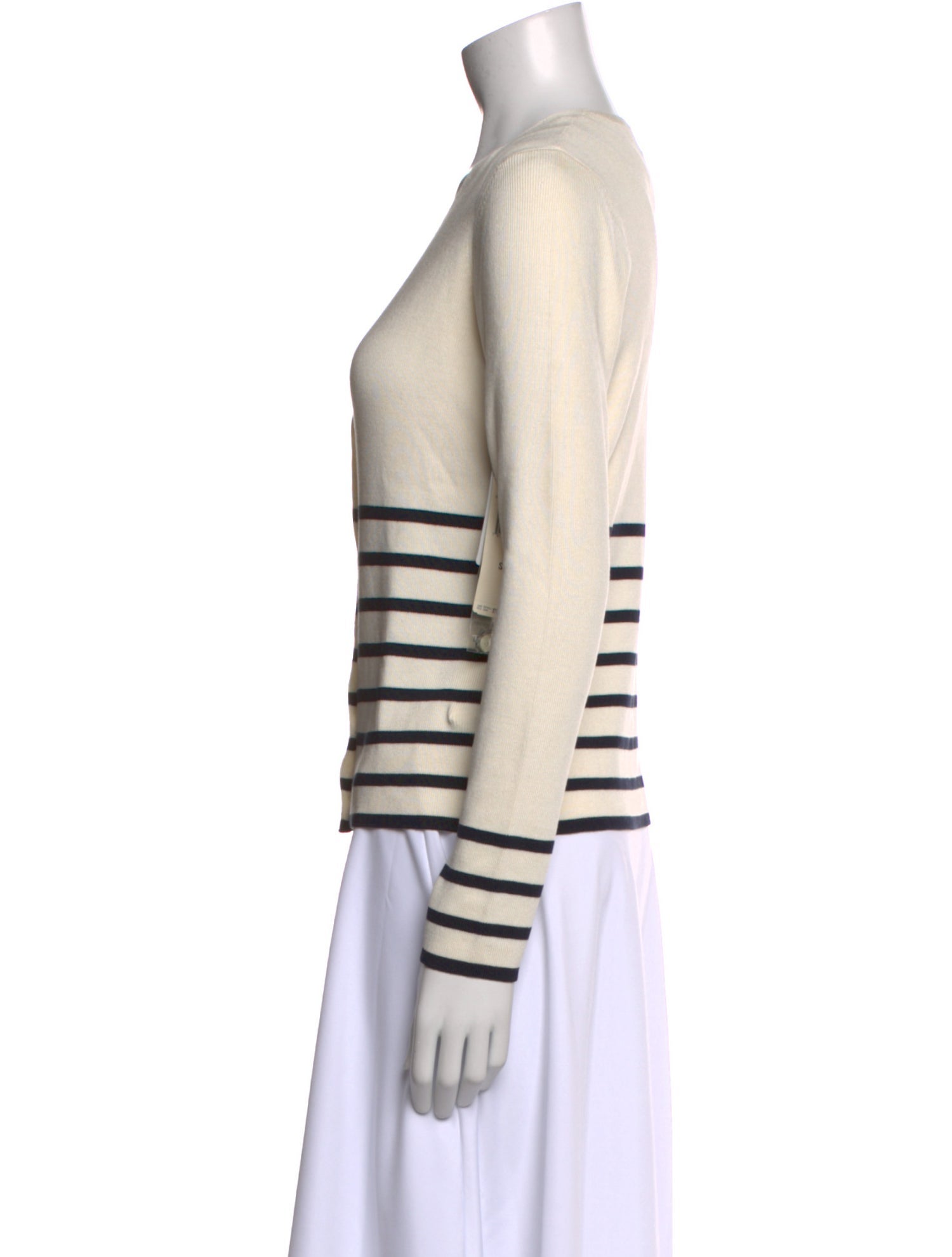 Lauren Ralph Lauren Silk Striped Top w/ Tags