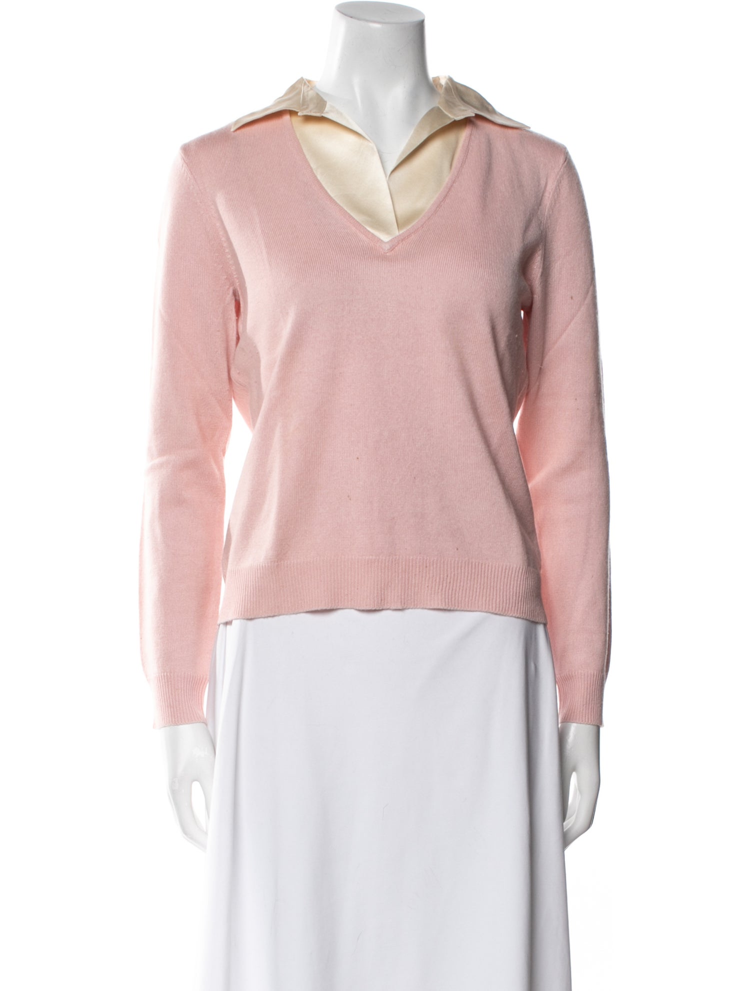 Lauren Ralph Lauren Cashmere V-Neck Sweater