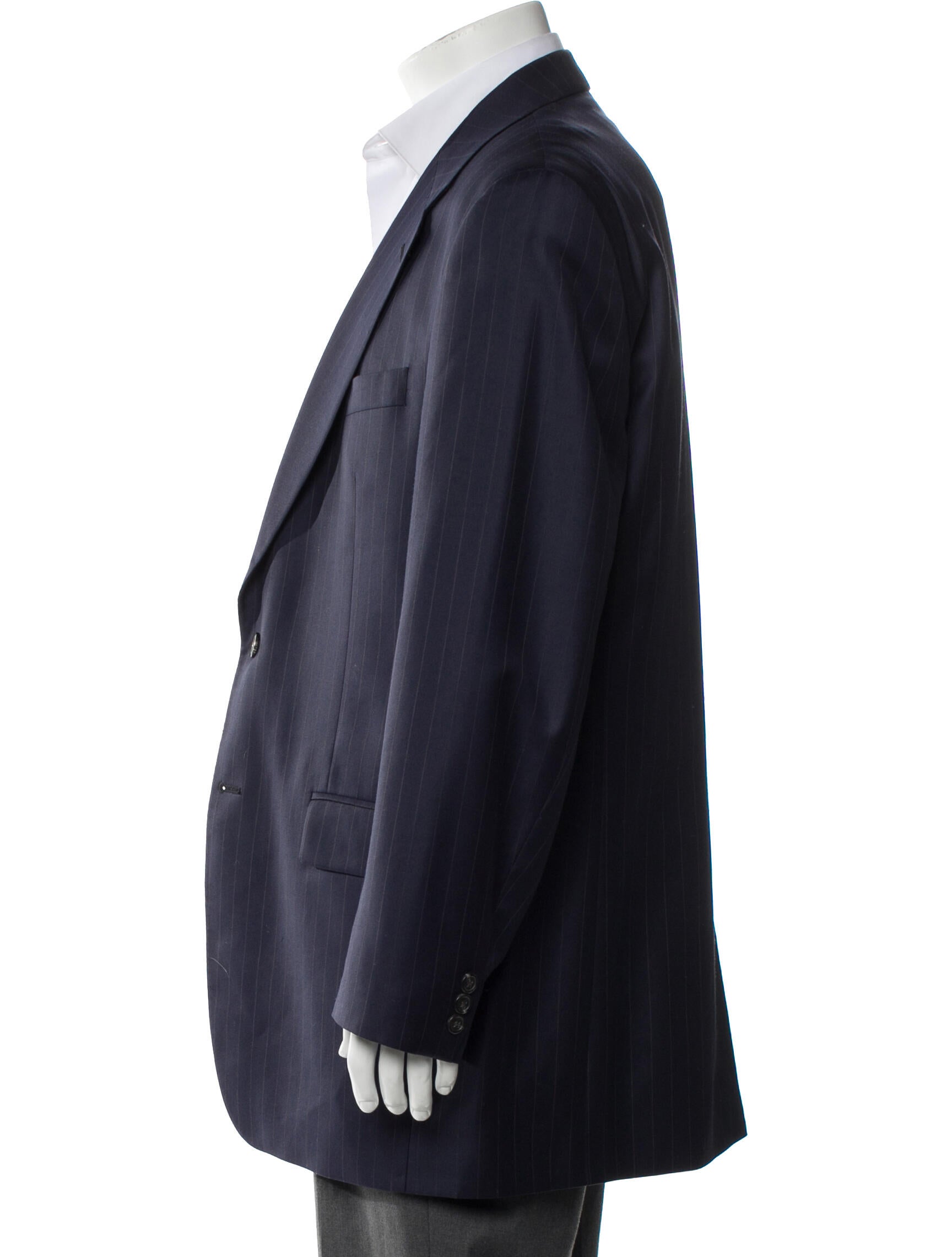 Lauren Ralph Lauren Wool Striped Blazer