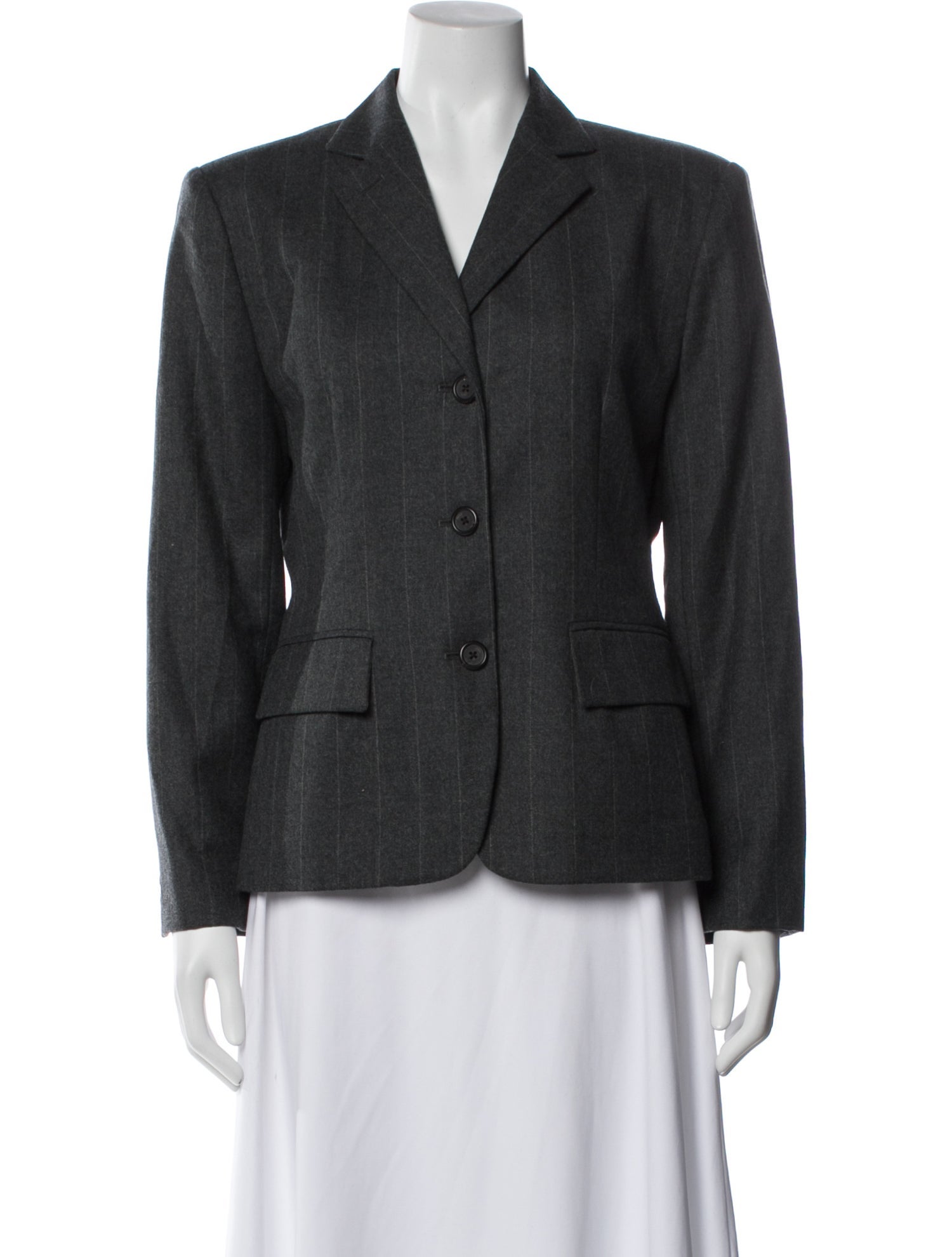 Lauren Ralph Lauren Wool Striped Blazer