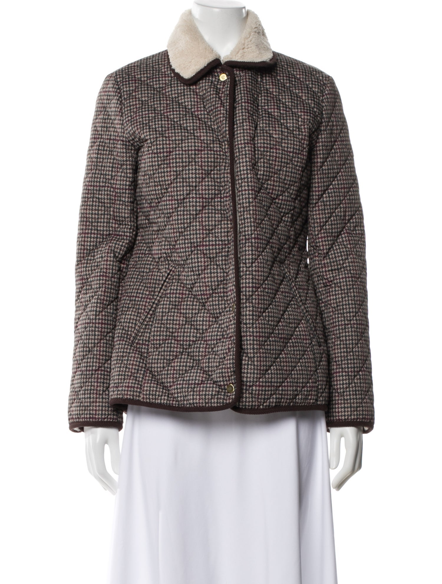 Lauren Ralph Lauren Wool Tweed Pattern Evening Jacket