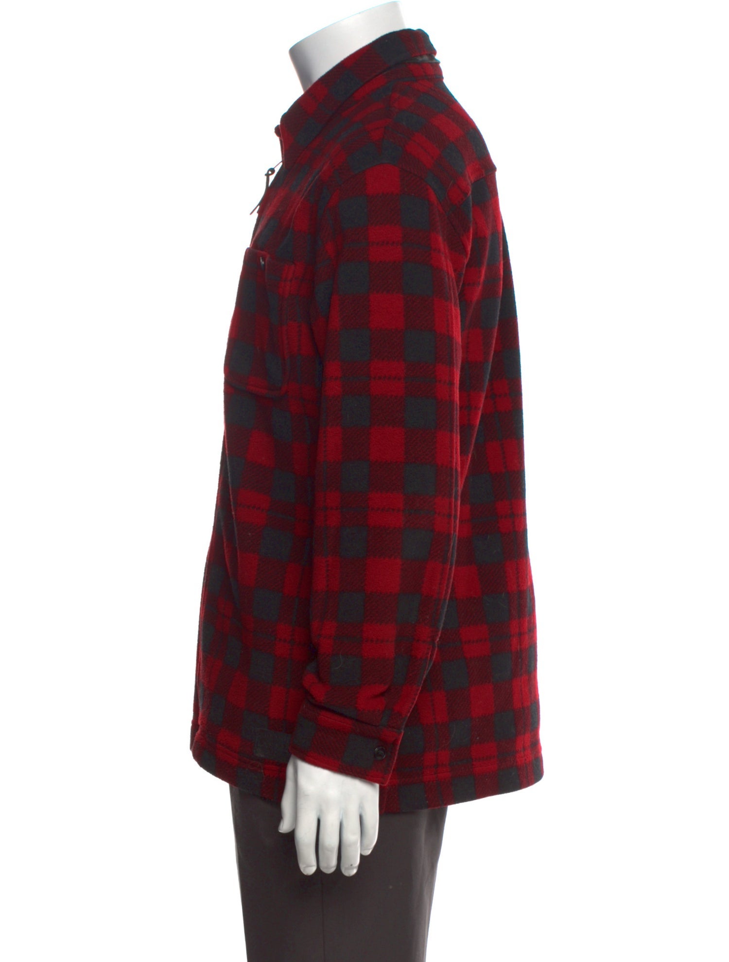 Lauren Ralph Lauren Plaid Print Collar Polo Sweater