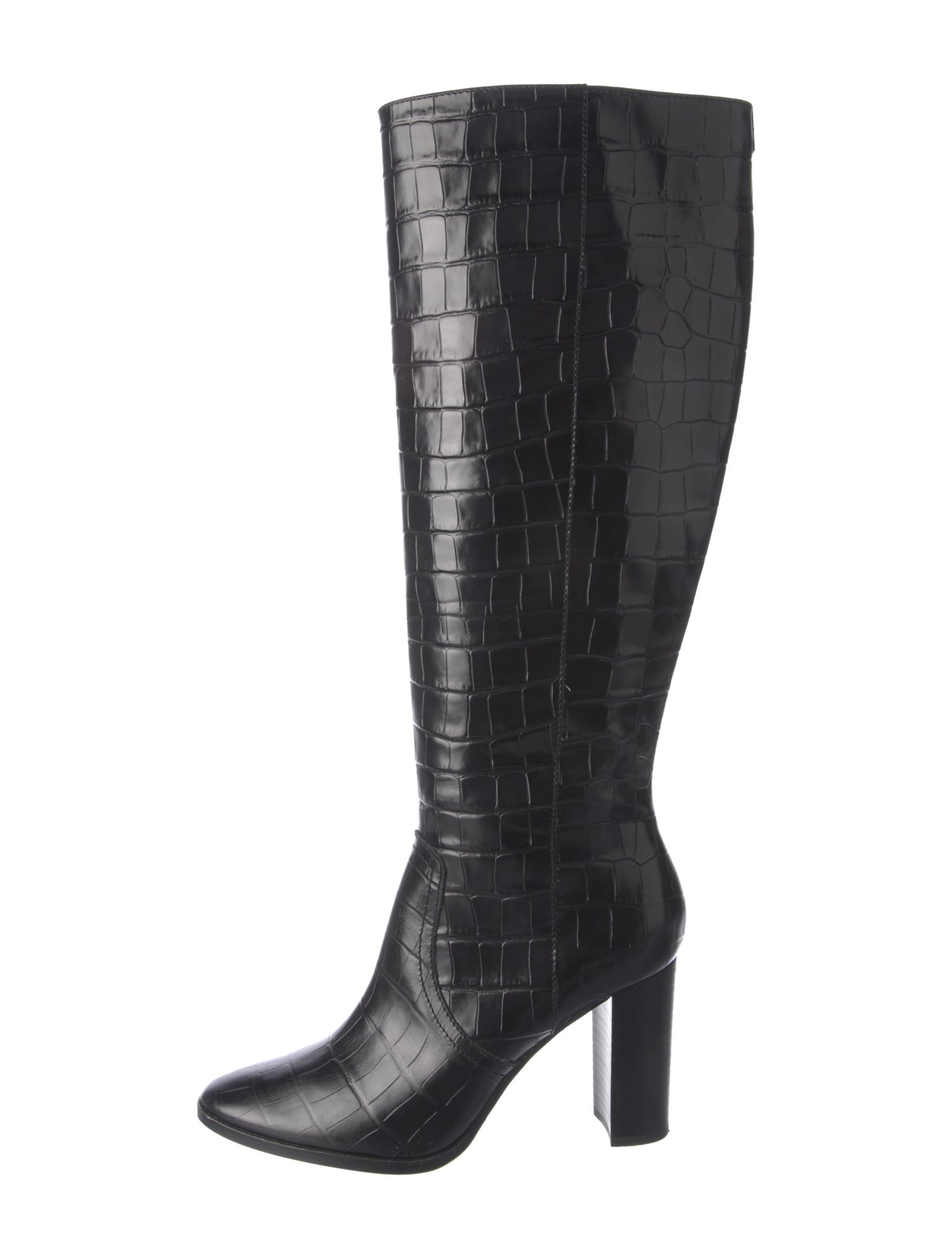 Lauren Ralph Lauren Embossed Leather Boots