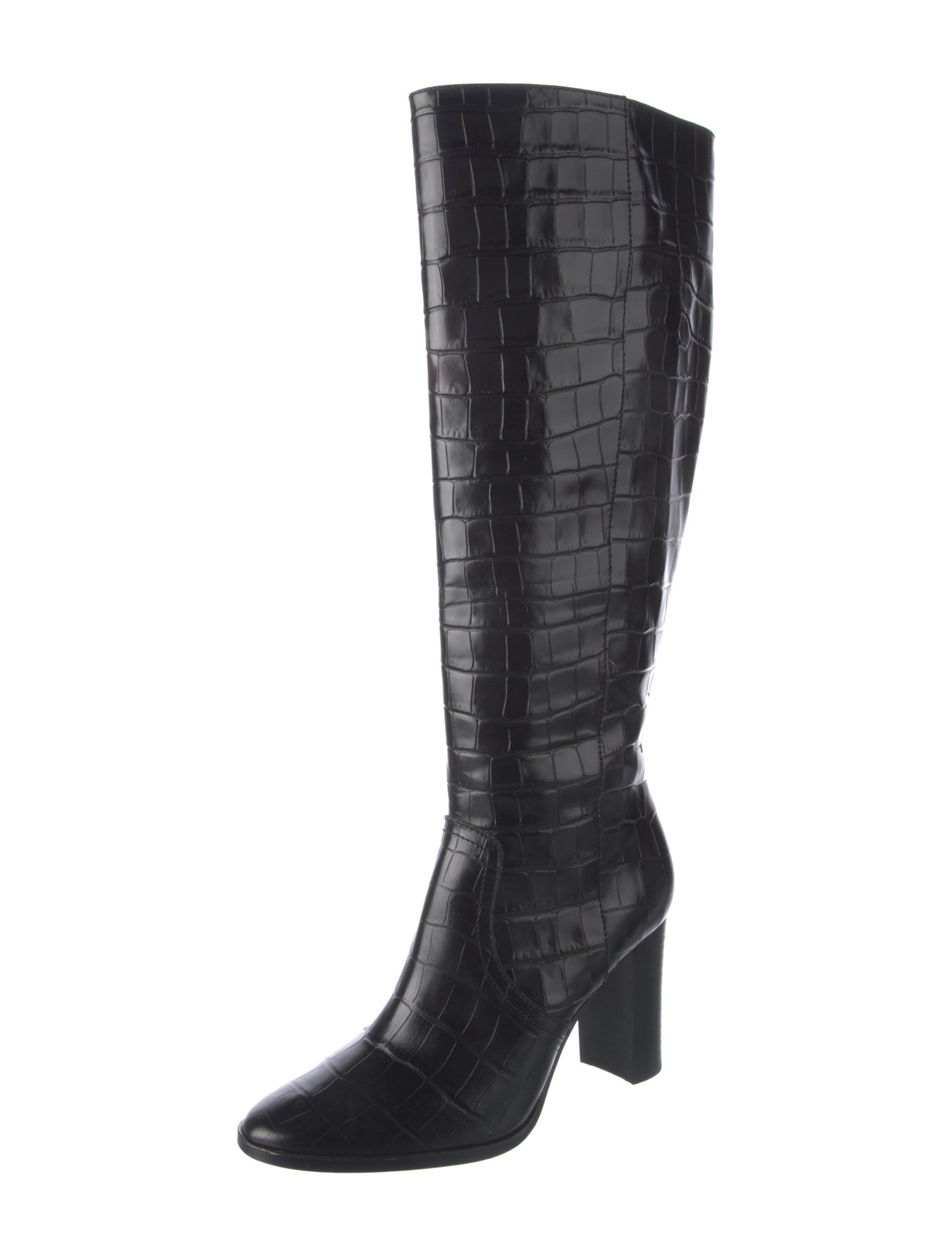 Lauren Ralph Lauren Embossed Leather Boots