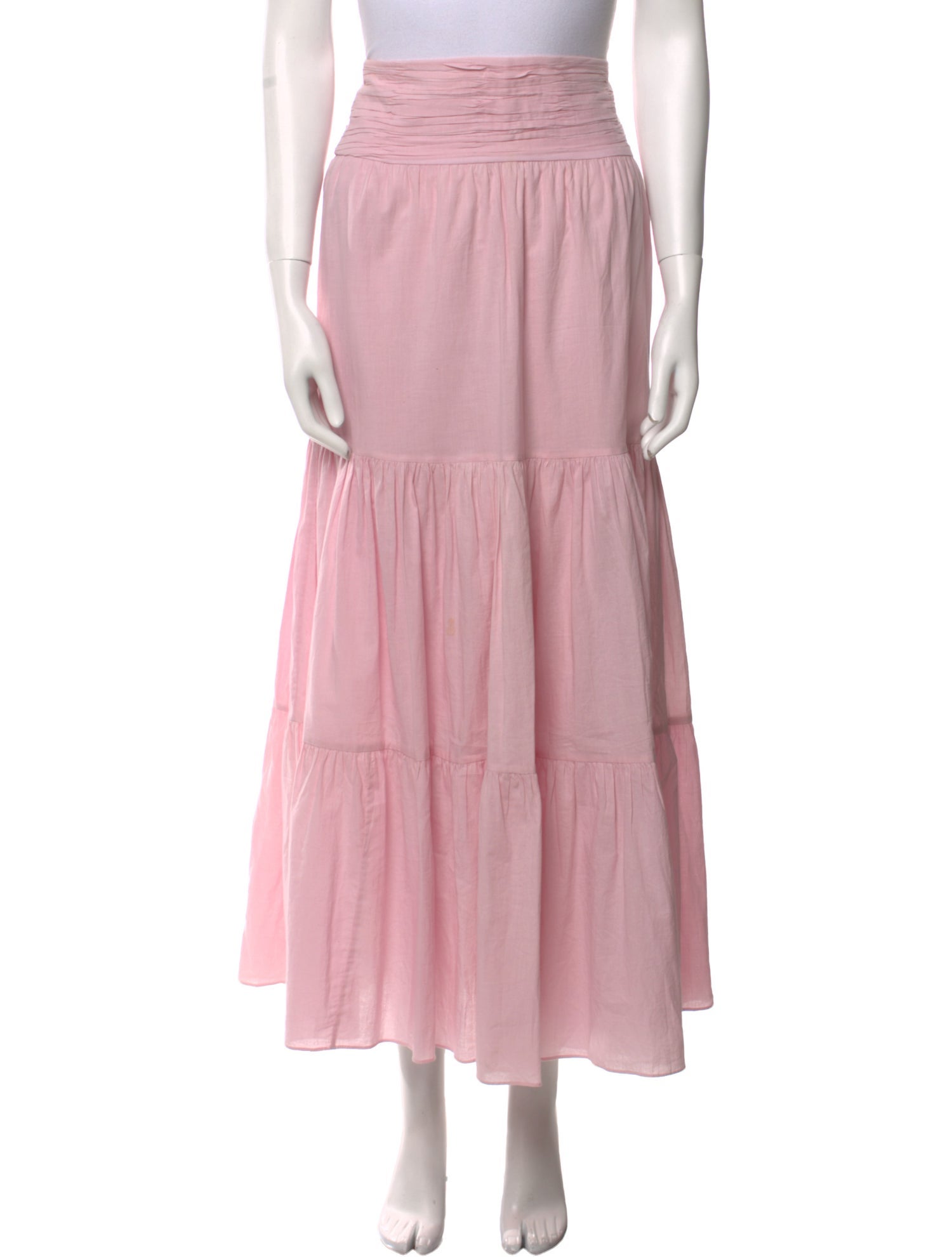 Iorane Ruffle Embellishment Midi Length Skirt