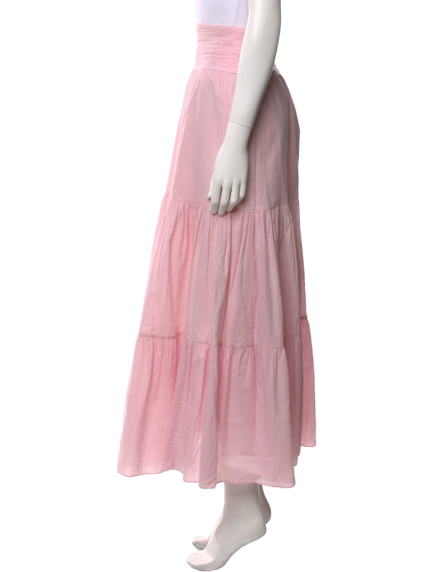 Iorane Ruffle Embellishment Midi Length Skirt