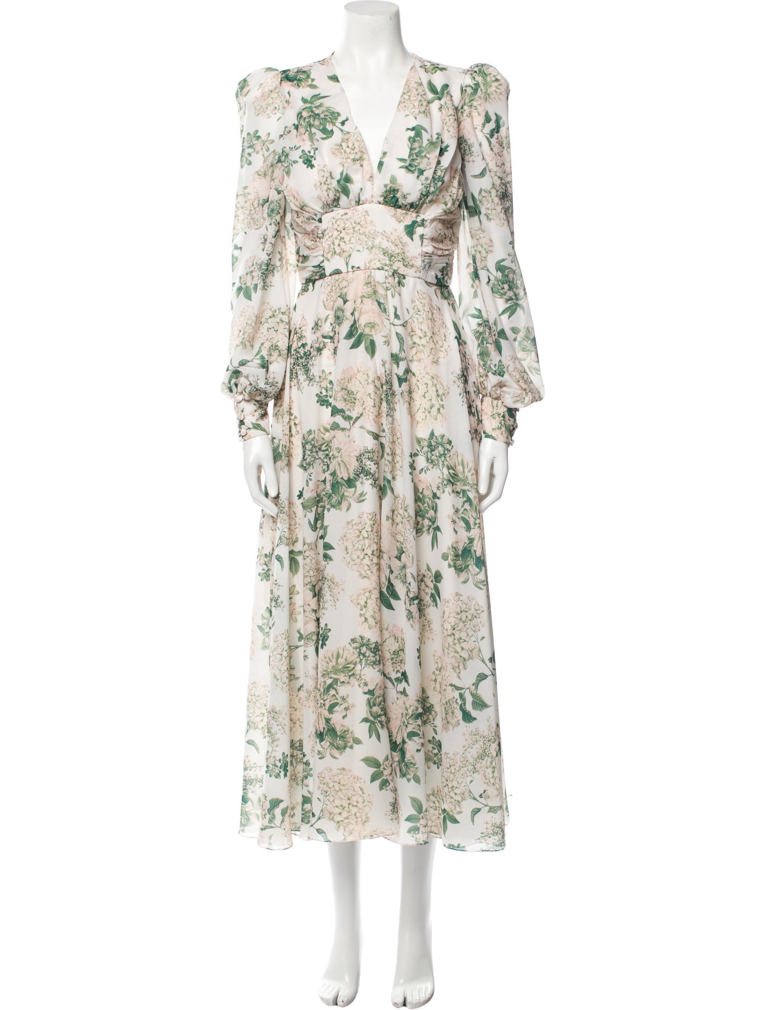 Iorane Floral Print Long Dress