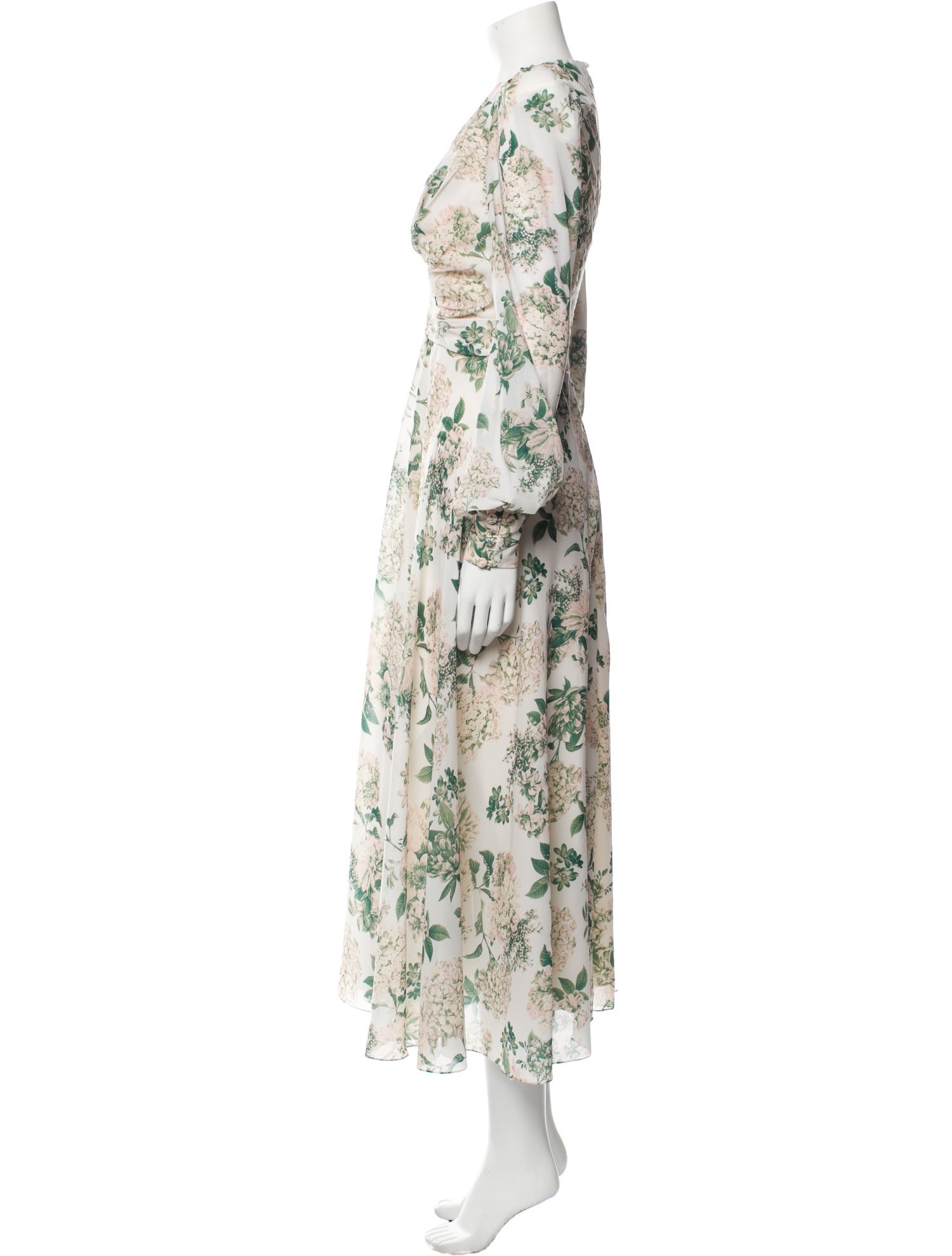 Iorane Floral Print Long Dress