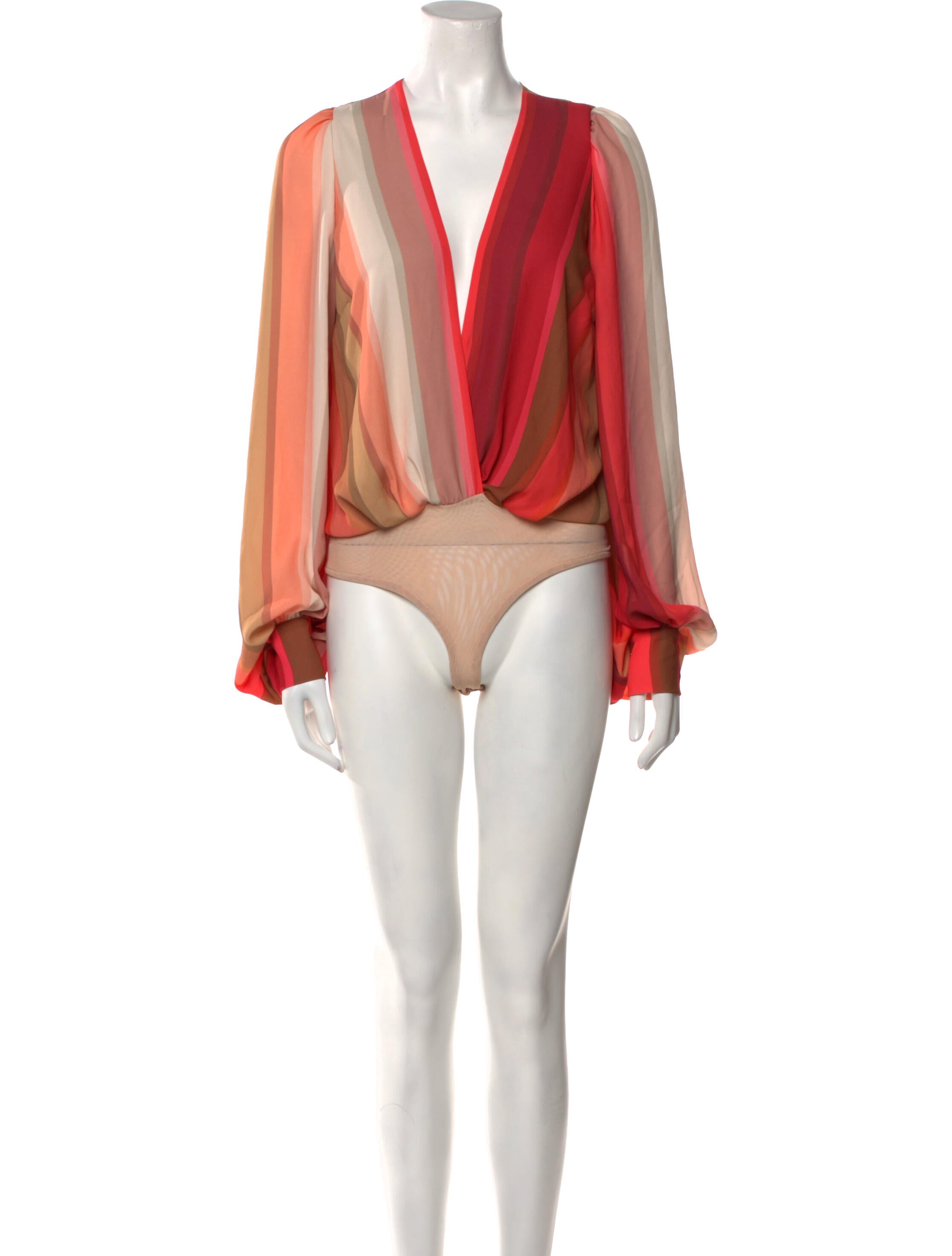 Iorane V-Neck Long Sleeve Bodysuit