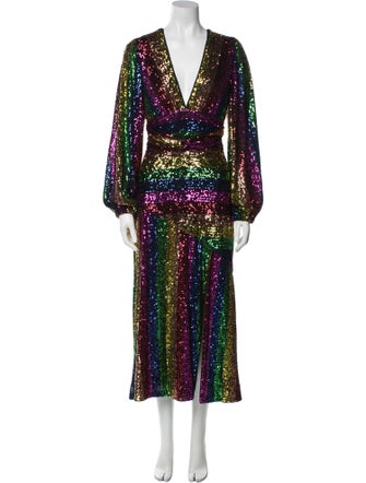 Iorane Sequin Midi Length Dress